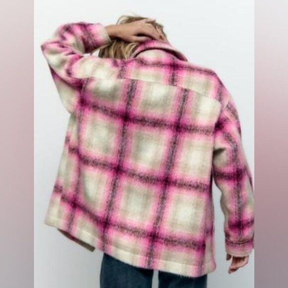 Zara  Plaid Shacket - Picture 10 of 14